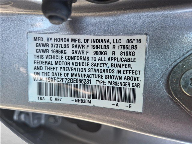 Used 2016 Honda Civic EX image 23