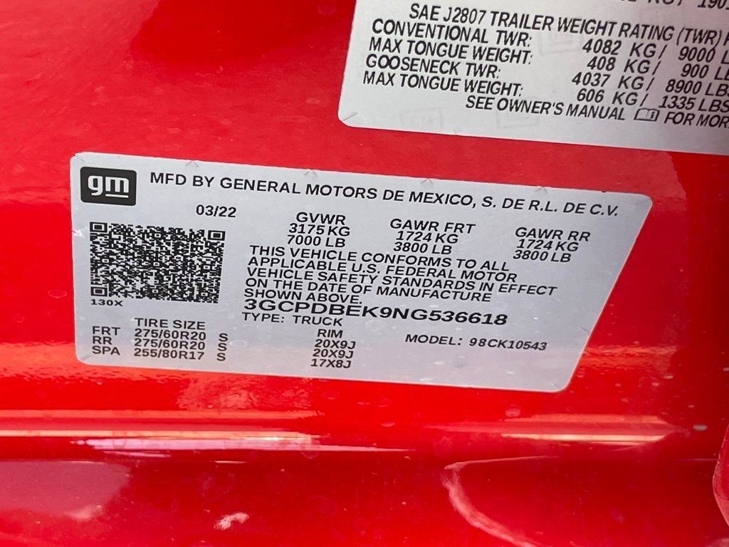 Used 2022 Chevrolet Silverado 1500 Custom image 34