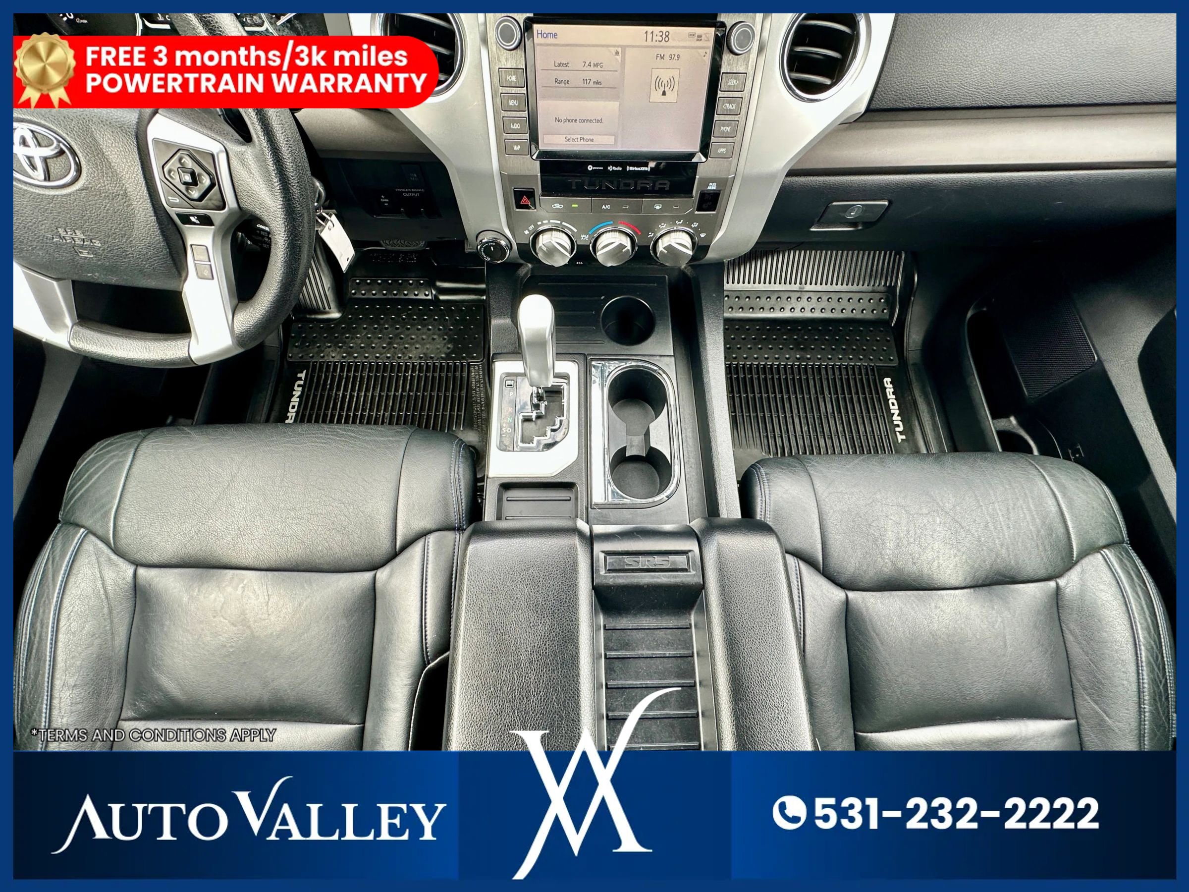 Used 2021 Toyota Tundra SR5 w/ SR5 Upgrade Package AWD/4WD image 35