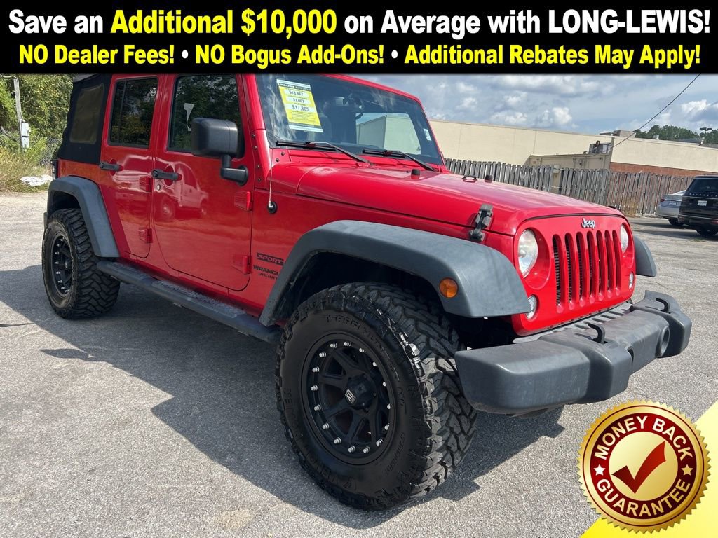 Used 2015 Jeep Wrangler Unlimited Sport w/ Quick Order Package 24S image 4