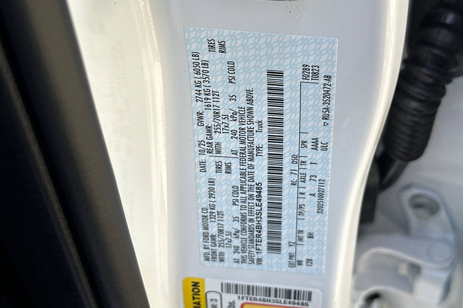 New 2025 Ford Ranger XL image 26