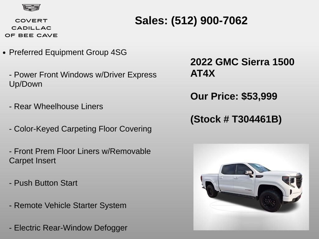 Used 2022 GMC Sierra 1500 AT4X image 12