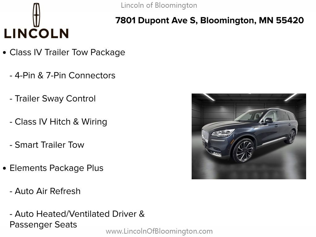 Certified 2023 Lincoln Aviator Reserve w/ Equipment Group 201A image 10