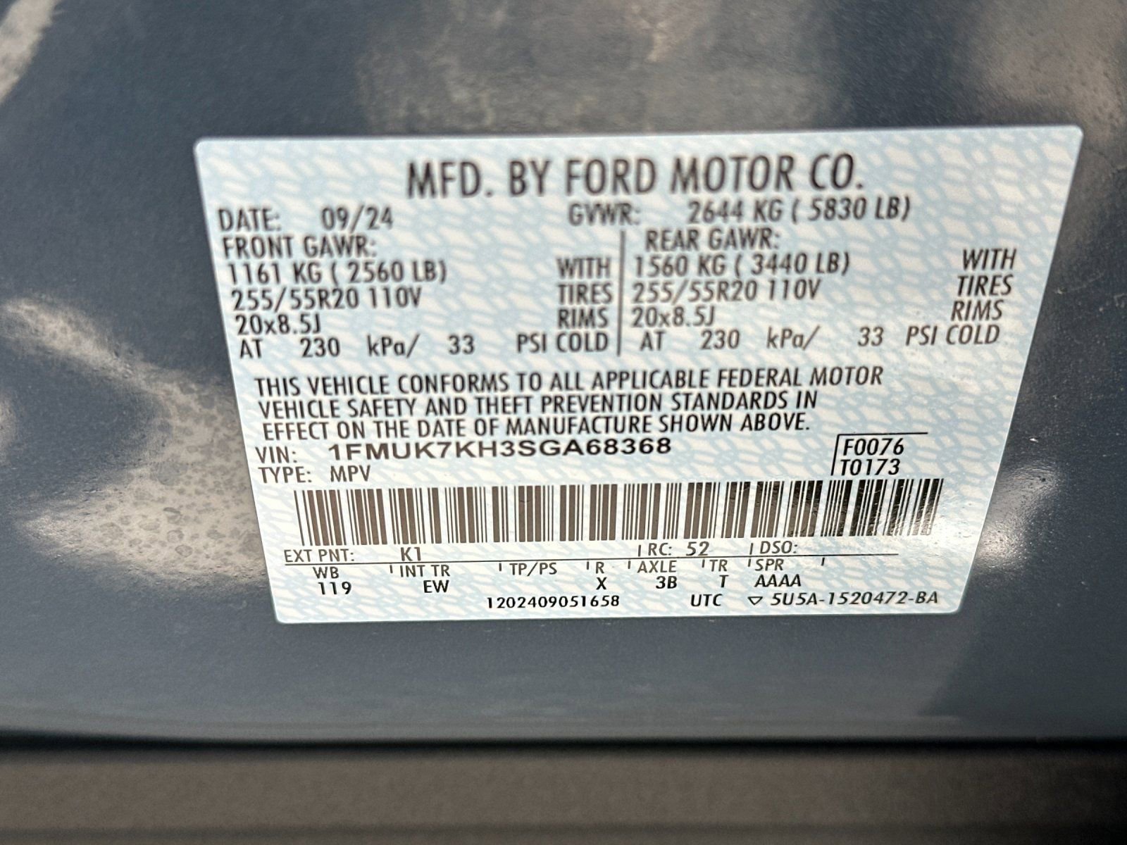 Used 2025 Ford Explorer ST-Line w/ Premium Package RWD image 39