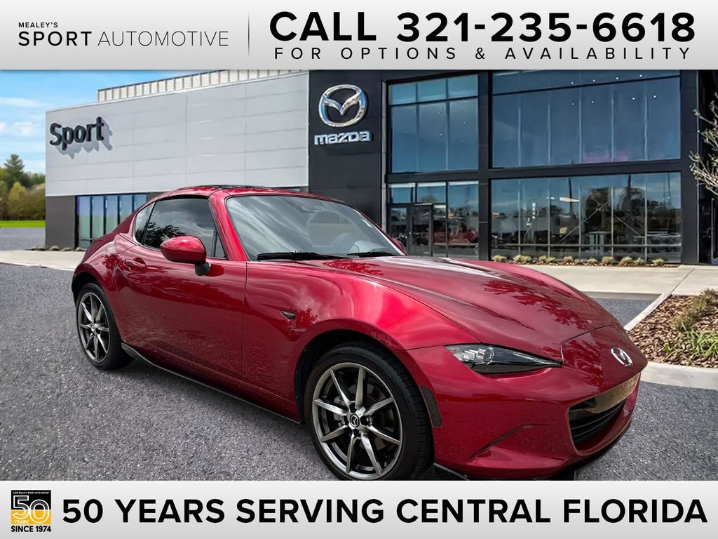 Used 2022 MAZDA MX-5 Miata RF Grand Touring w/ Appearance Package RWD image 1
