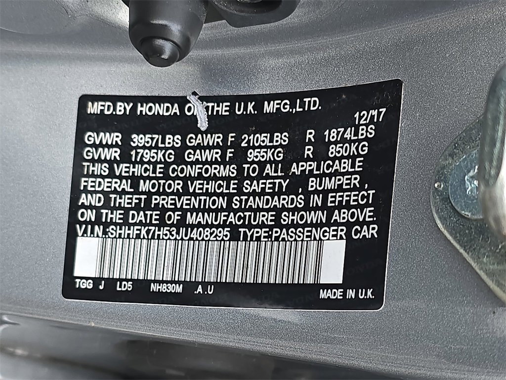 Used 2018 Honda Civic EX image 34