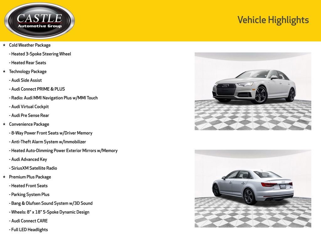 Used 2017 Audi A4 2.0T Premium Plus w/ Premium Plus Package image 4