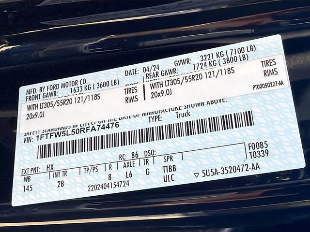 Used 2024 Ford F150 Lariat w/ Equipment Group 502A High image 44