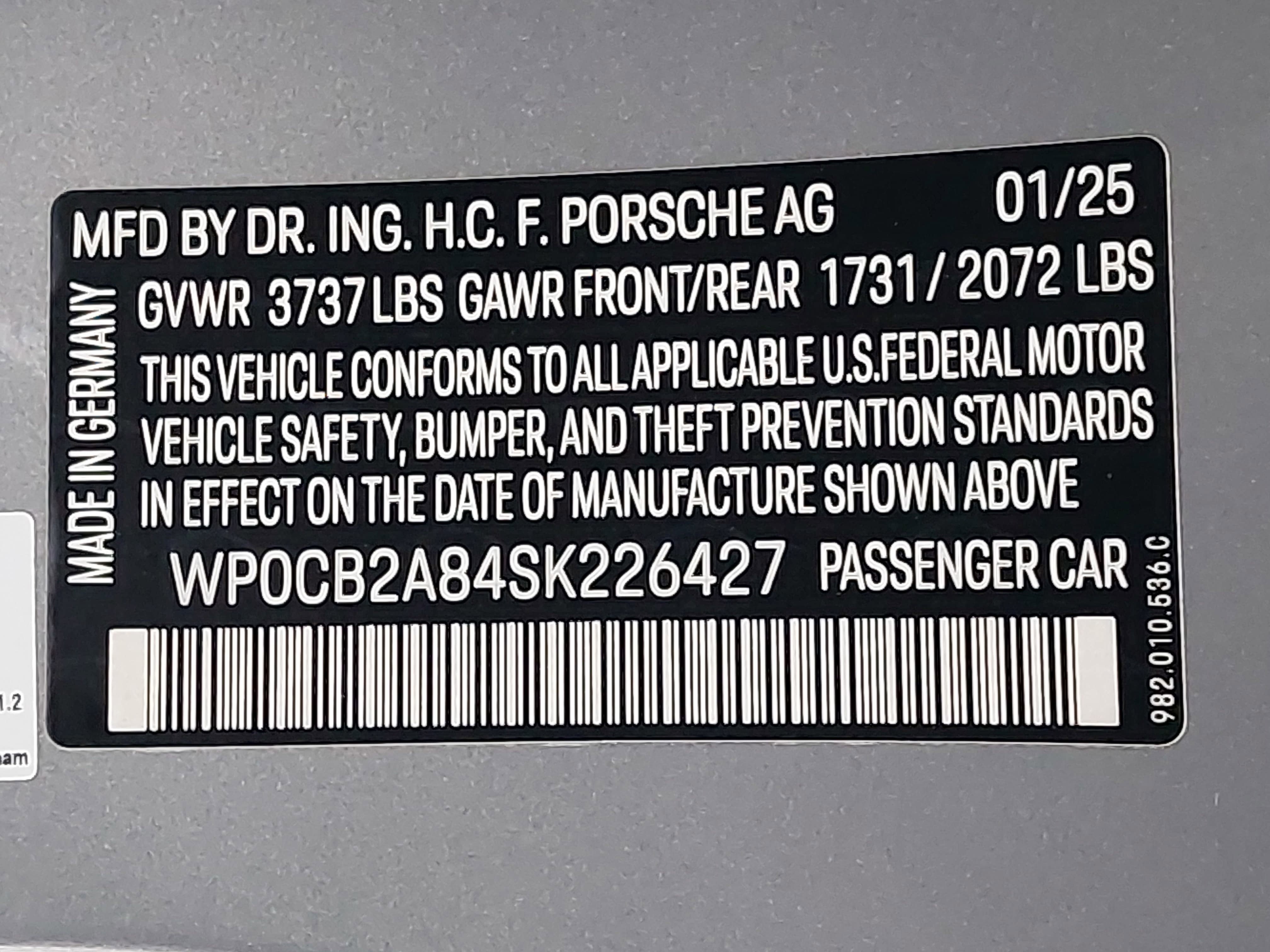 Used 2025 Porsche 718 Boxster S RWD image 33