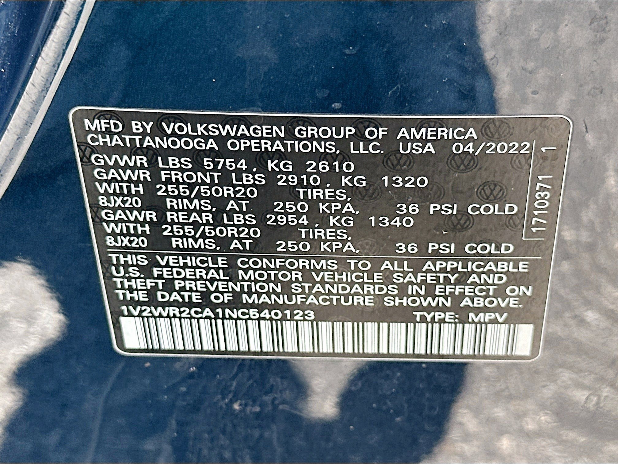 Used 2022 Volkswagen Atlas SE image 38