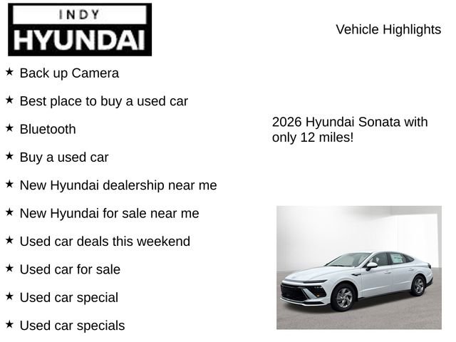 New 2026 Hyundai Sonata SE FWD image 7