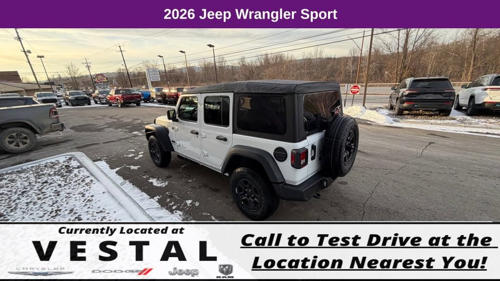 New 2026 Jeep Wrangler Unlimited Sport AWD/4WD image 11