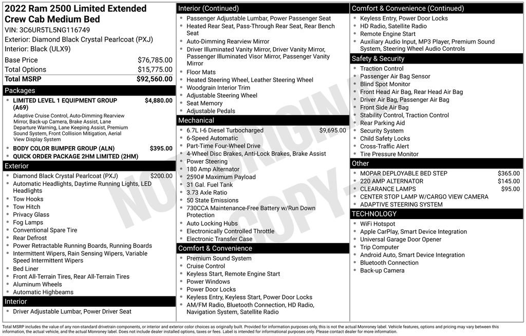 Used 2022 RAM 2500 Limited image 49