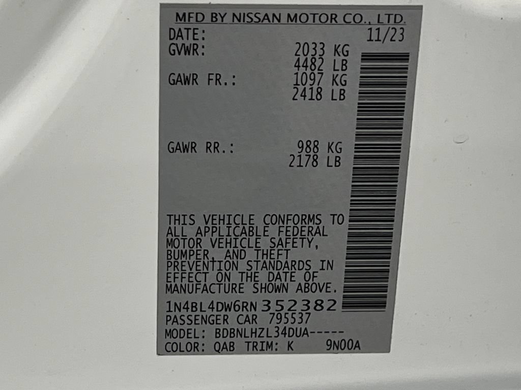Used 2024 Nissan Altima 2.5 SV AWD/4WD image 72