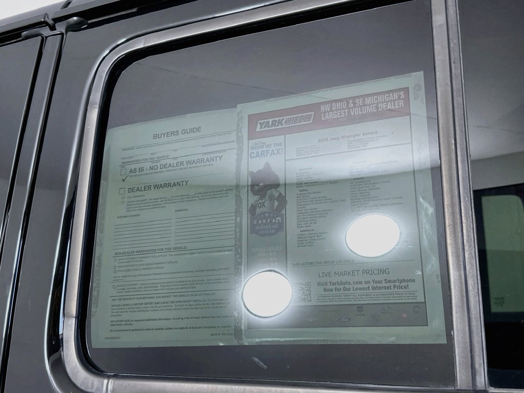 Certified 2025 Jeep Wrangler Unlimited Sahara AWD/4WD image 16