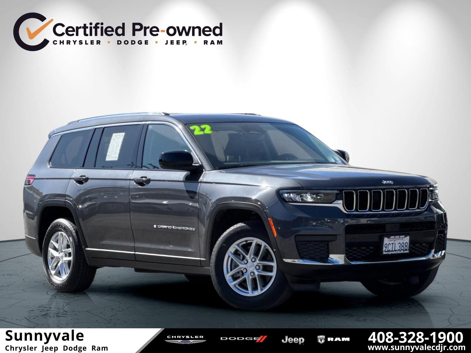 Certified 2022 Jeep Grand Cherokee L Laredo w/ Luxury Tech Group I