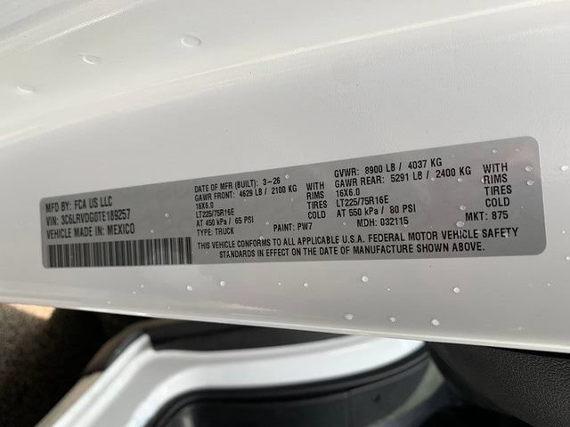 New 2026 RAM ProMaster 2500 FWD image 21