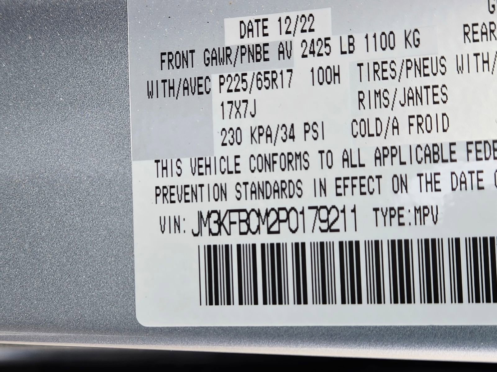 Used 2023 MAZDA CX-5 AWD 2.5 S w/ Preferred Package image 11