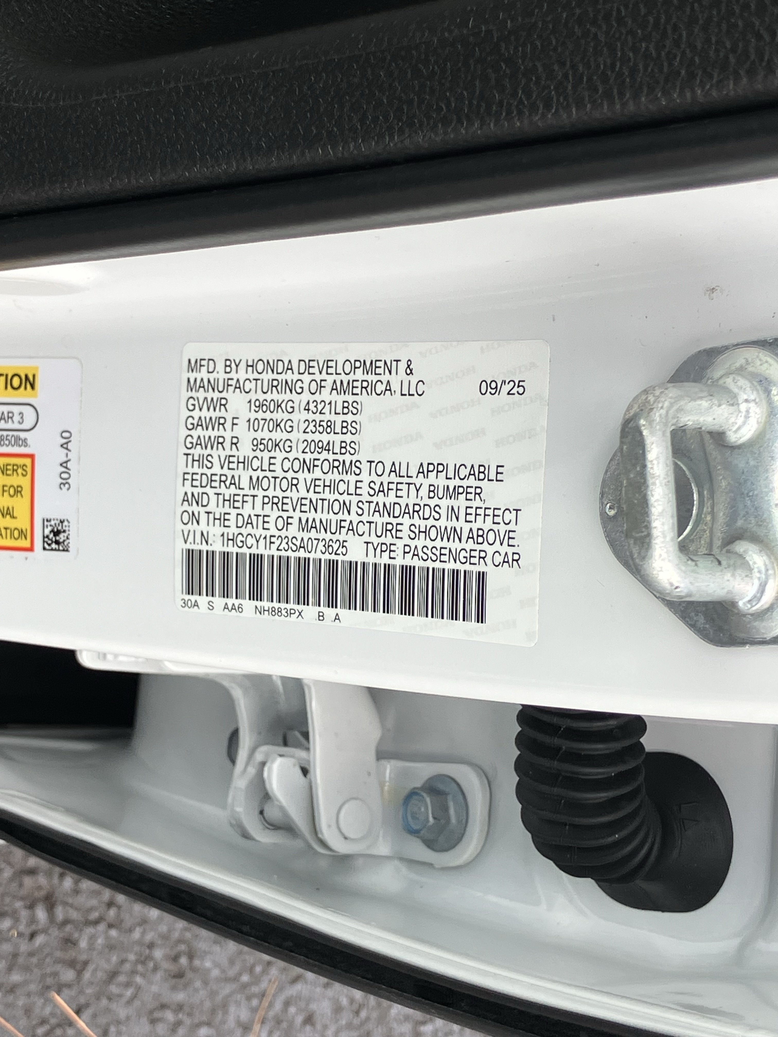 Certified 2025 Honda Accord LX image 30