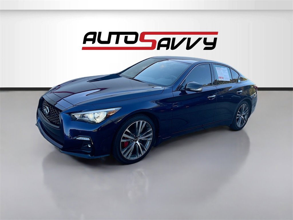 Used 2022 INFINITI Q50 Red Sport 400 image 3