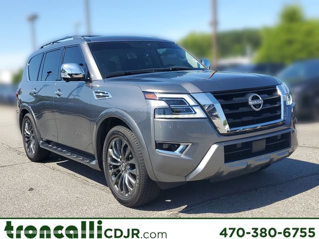 Used 2023 Nissan Armada Platinum w/ Captain's Chairs Package AWD/4WD image 1