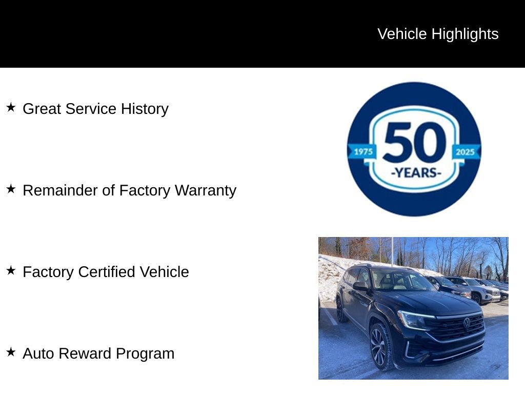 Used 2025 Volkswagen Atlas SEL Premium R-Line image 5