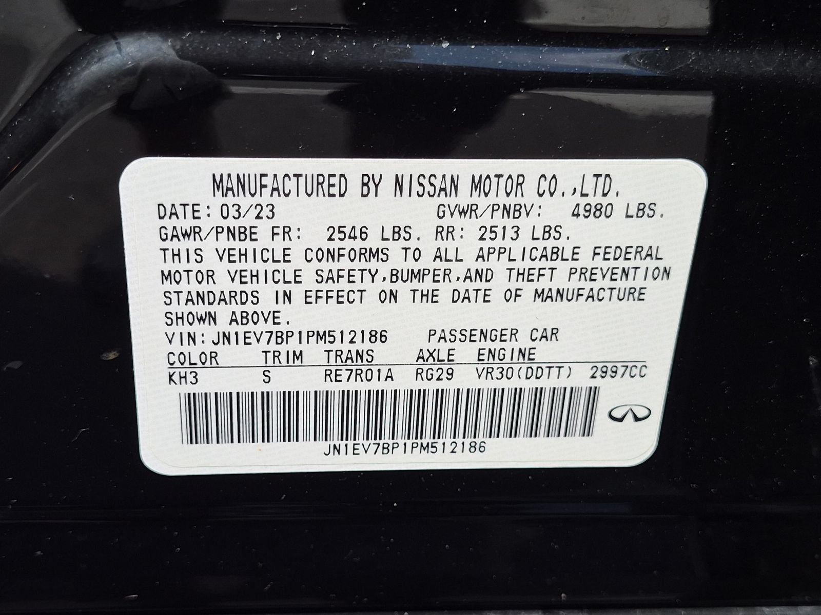 Used 2023 INFINITI Q50 Luxe w/ Cargo Package RWD image 36