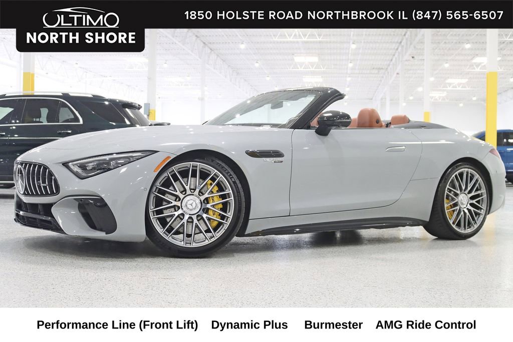 Used 2022 Mercedes-Benz SL 55 AMG 4MATIC w/ Driver Assistance Package image 1