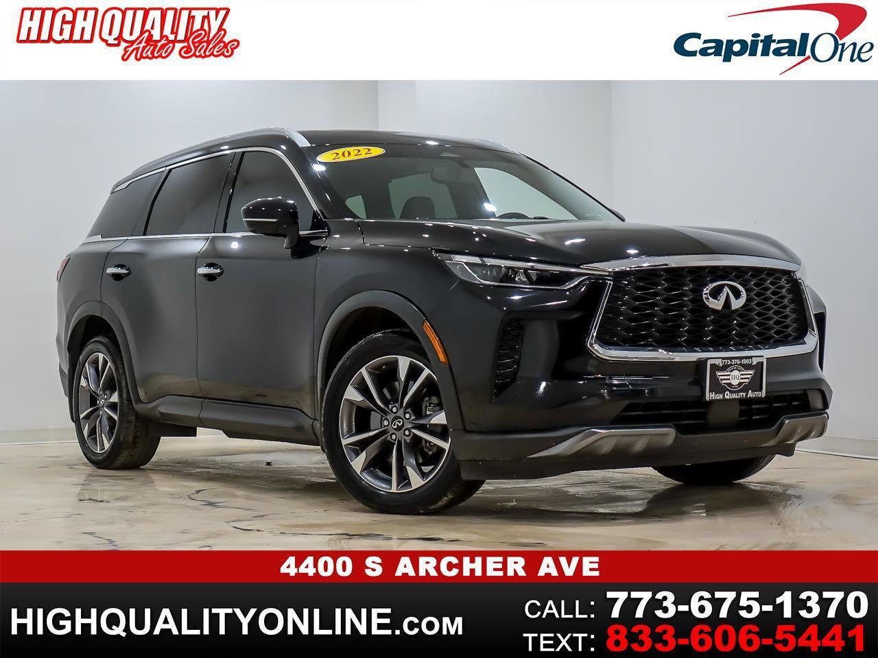 Used 2022 INFINITI QX60 Luxe w/ Performance Audio Package AWD/4WD image 1