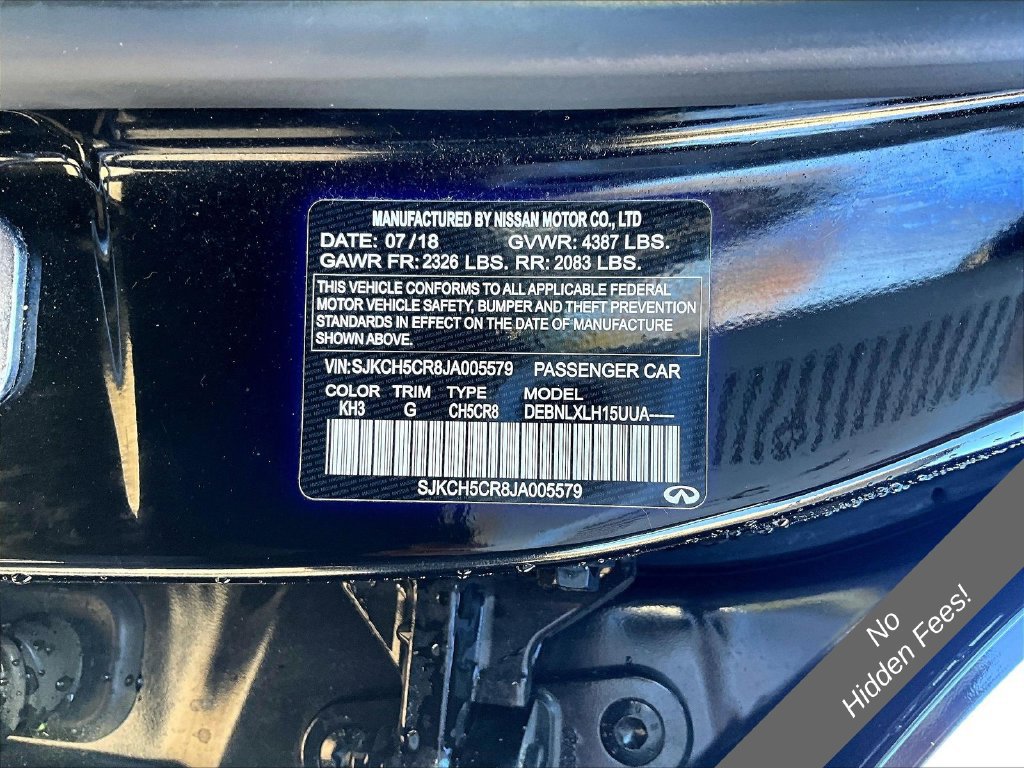 Used 2018 INFINITI QX30 AWD image 23