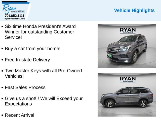 Used 2018 Honda Pilot EX-L image 2
