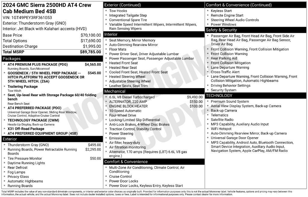 Used 2024 GMC Sierra 2500 AT4 w/ AT4 Premium Plus Package AWD/4WD image 2
