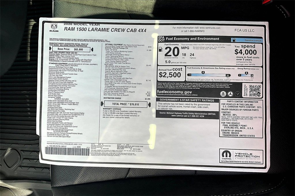New 2026 RAM 1500 Laramie w/ Night Edition image 14