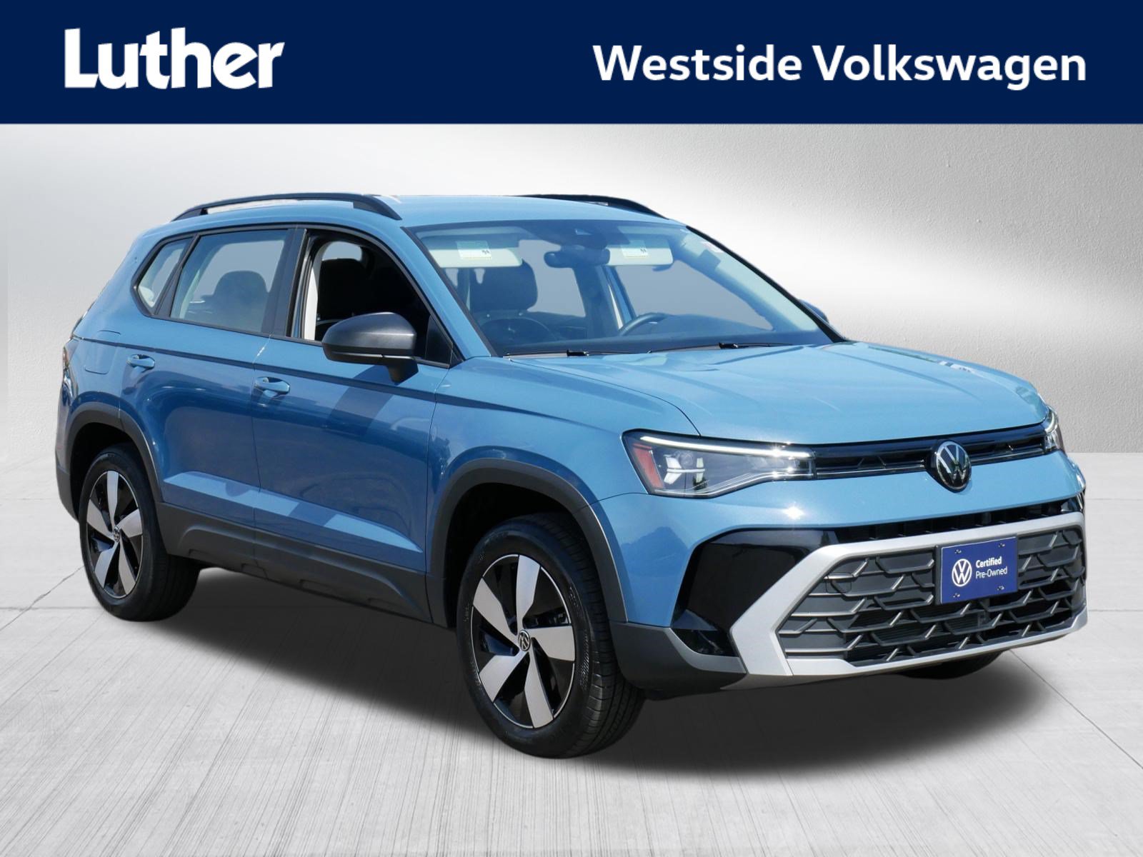 Certified 2025 Volkswagen Taos S AWD/4WD image 1