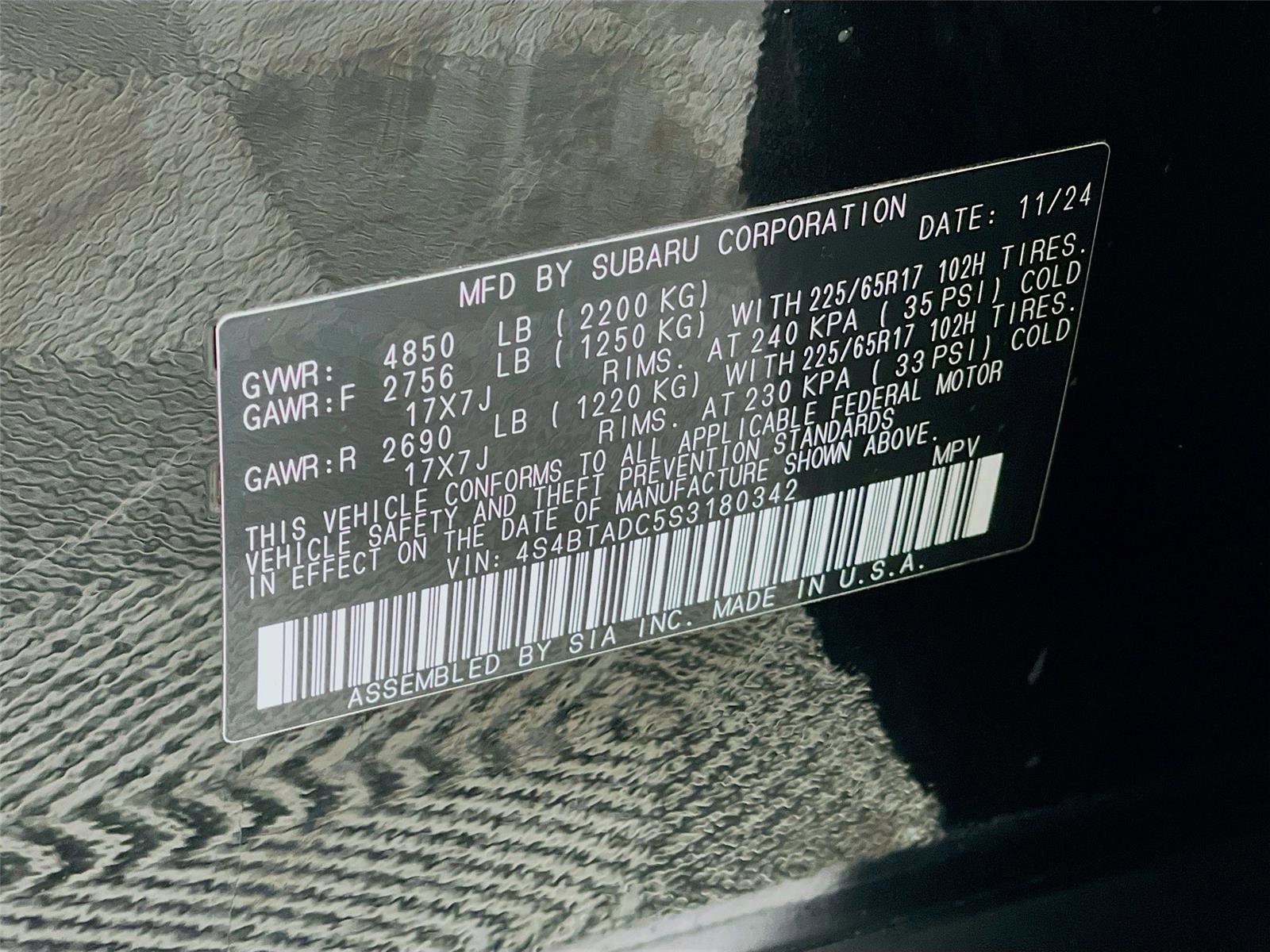 Used 2025 Subaru Outback Premium image 34