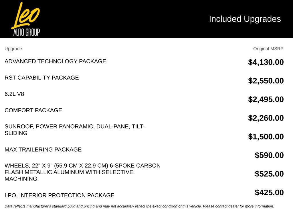 Used 2025 Chevrolet Tahoe RST w/ Advanced Technology Package AWD/4WD image 8