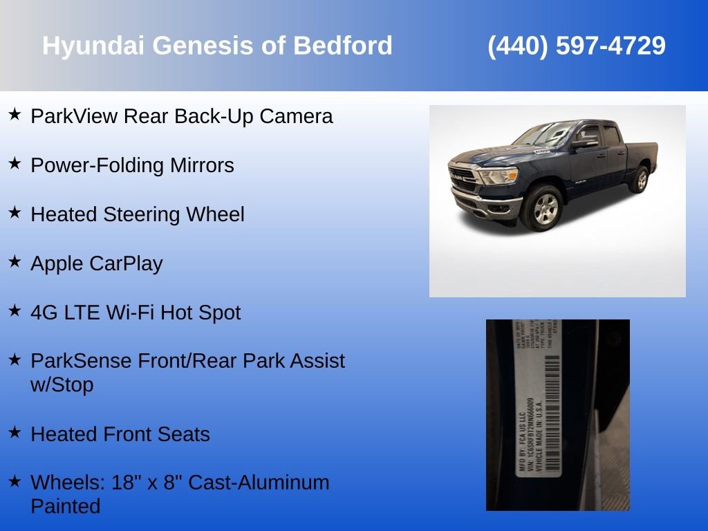 Used 2021 RAM 1500 Big Horn image 32