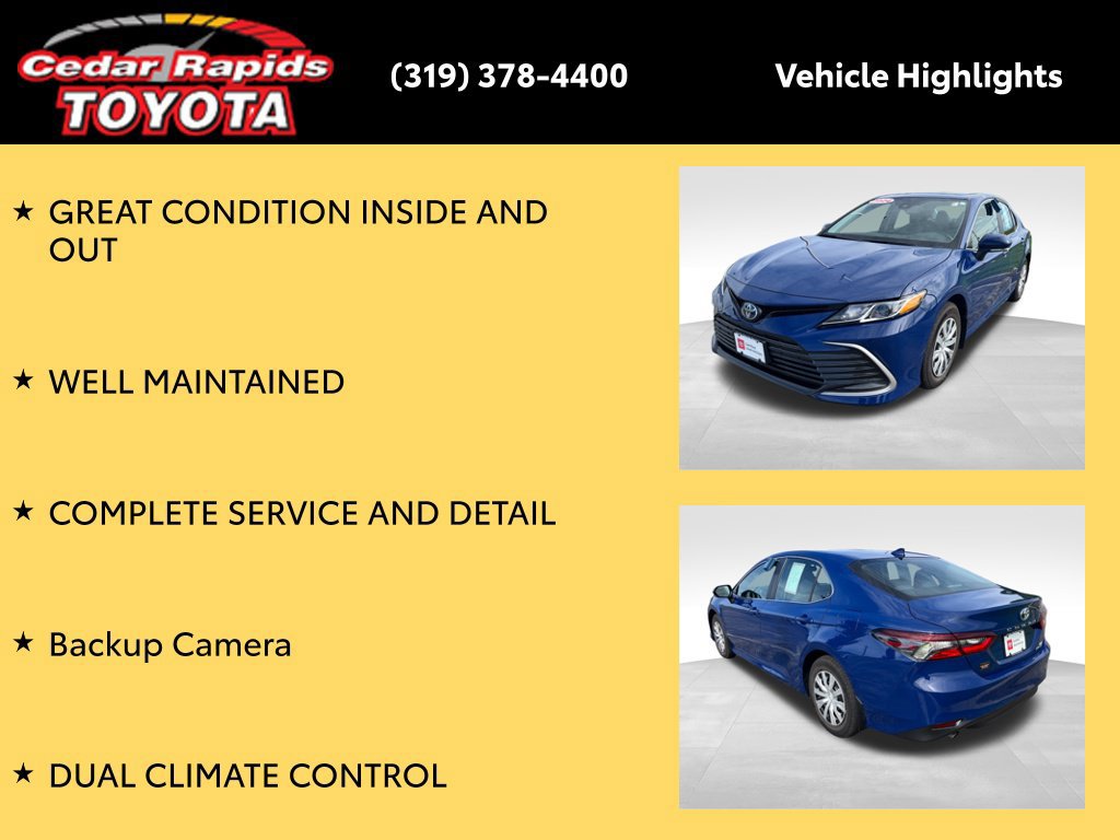 Certified 2024 Toyota Camry LE w/ Audio Upgrade Package FWD image 9