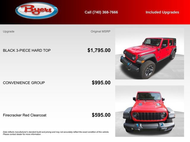 Used 2025 Jeep Wrangler Unlimited Rubicon 4xe w/ Convenience Group AWD/4WD image 5