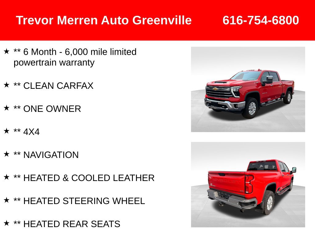 Used 2024 Chevrolet Silverado 2500 LTZ w/ LTZ Plus Package AWD/4WD image 8