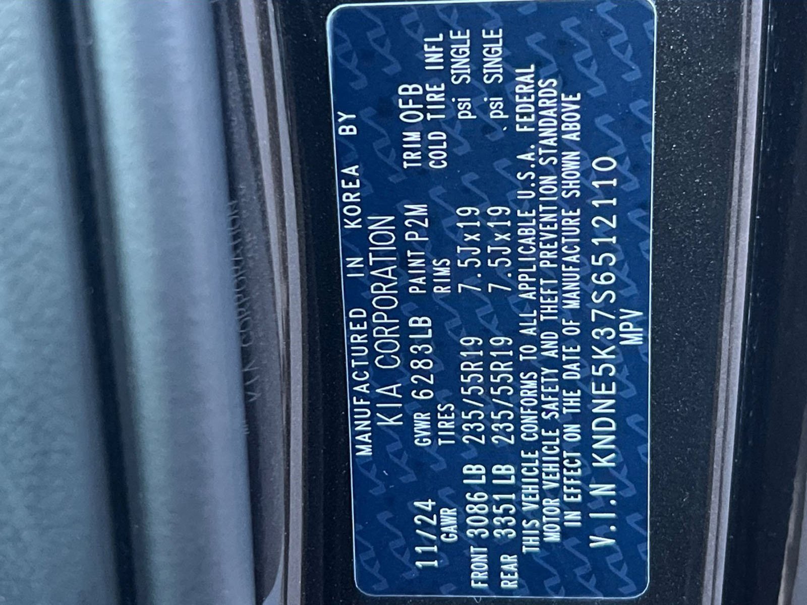 New 2025 Kia Carnival SX image 31