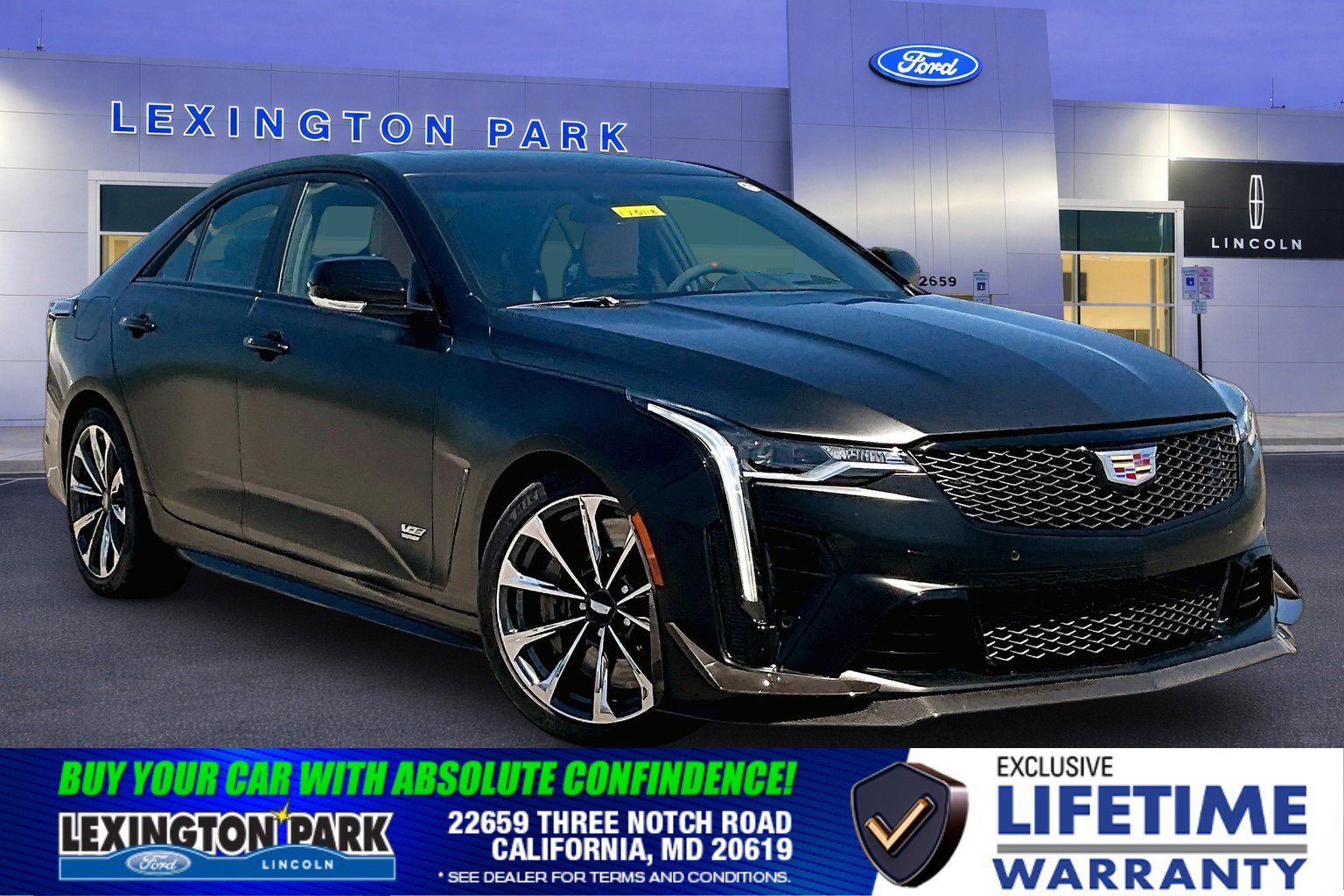 Used 2026 Cadillac CT4 V Blackwing w/ Carbon Fiber 1 Package RWD image 1