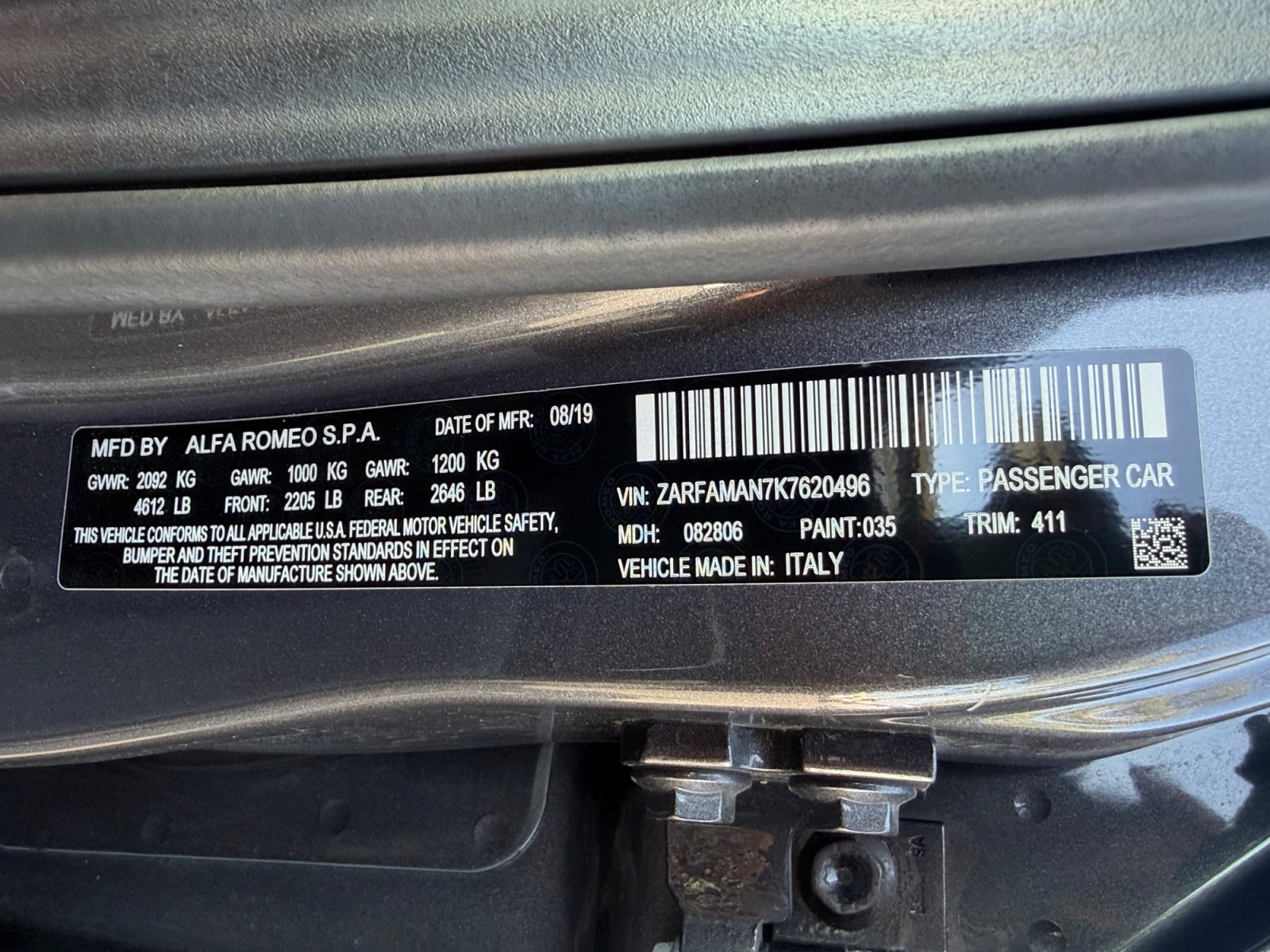 Used 2019 Alfa Romeo Giulia RWD image 23
