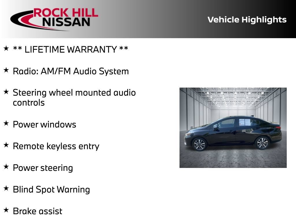 Certified 2025 Nissan Versa SV FWD image 5