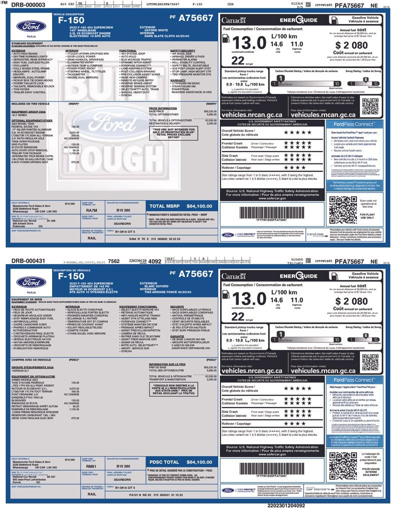 Used 2023 Ford F150 XLT w/ Trailer Tow Package image 44