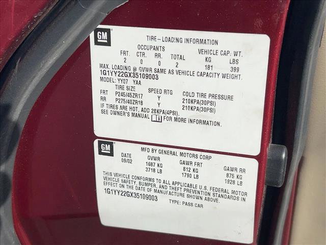 Used 2003 Chevrolet Corvette Coupe w/ Preferred Equipment Group image 18