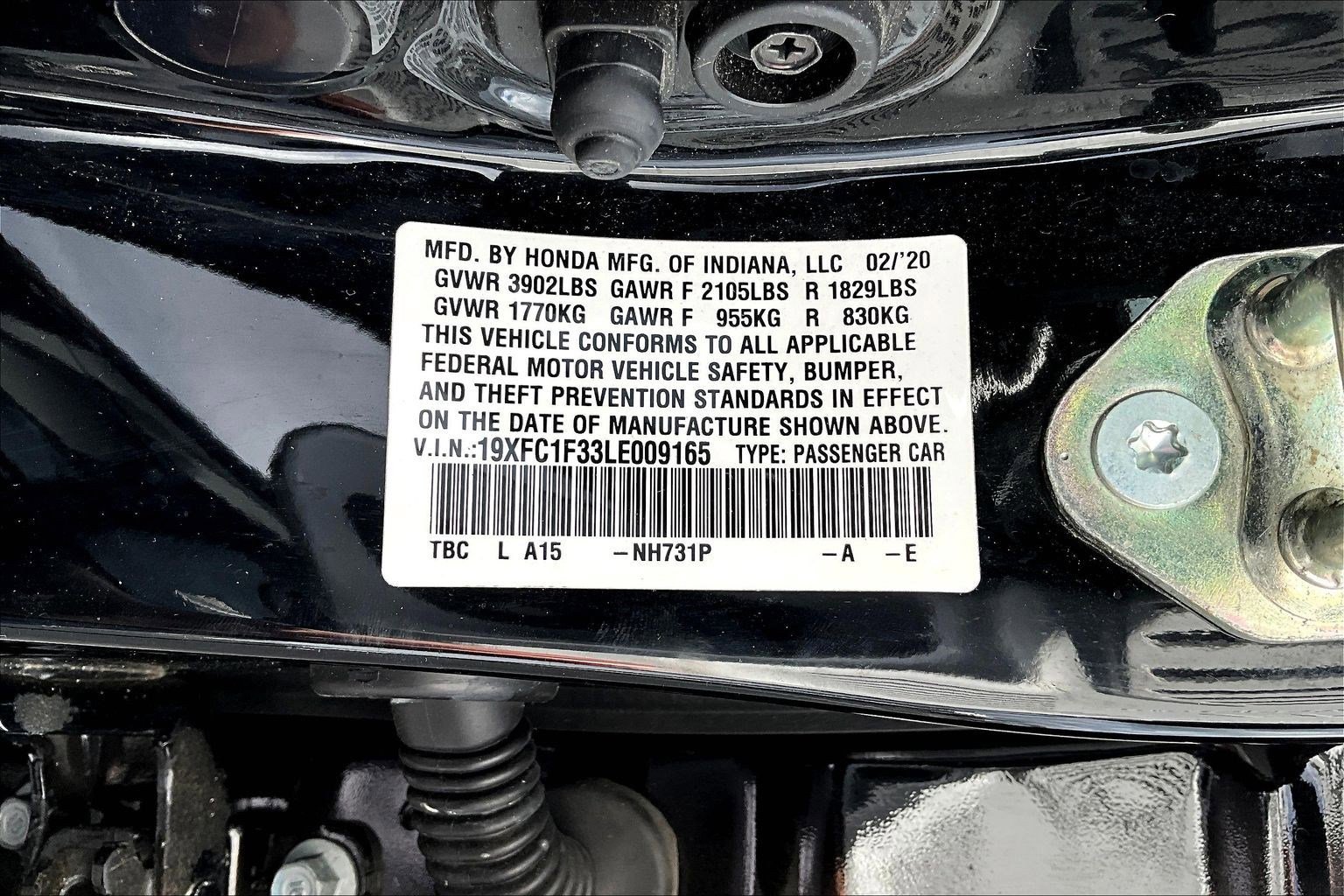 Used 2020 Honda Civic EX image 18