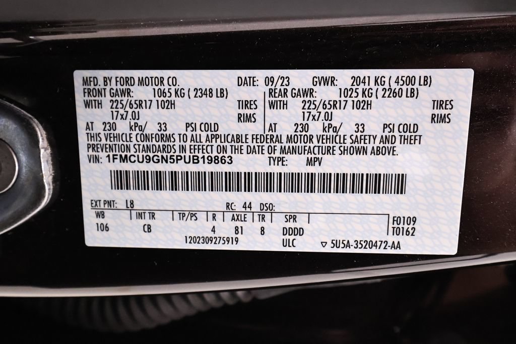 Certified 2023 Ford Escape Active w/ Tech Pack #2 AWD/4WD image 44