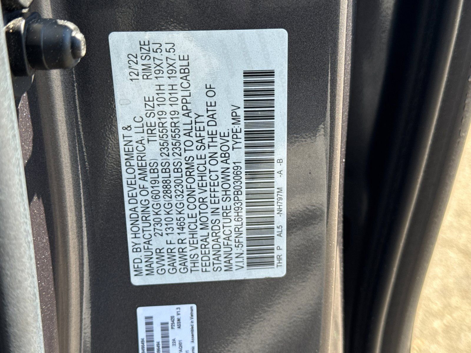 Used 2023 Honda Odyssey Elite image 30