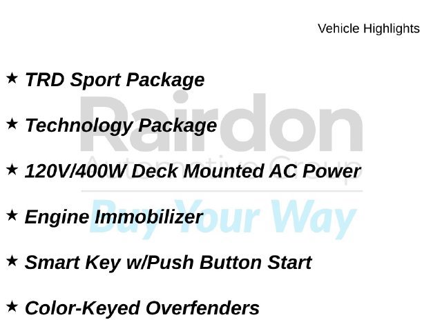 Used 2020 Toyota Tacoma TRD Sport w/ Technology Package AWD/4WD image 29